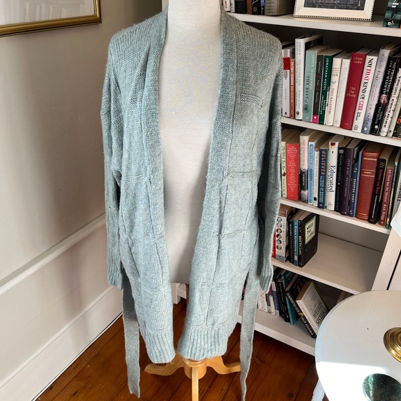 A NEW DAY long soft cozy belted cardigan NWOT - Picture 3 of 10